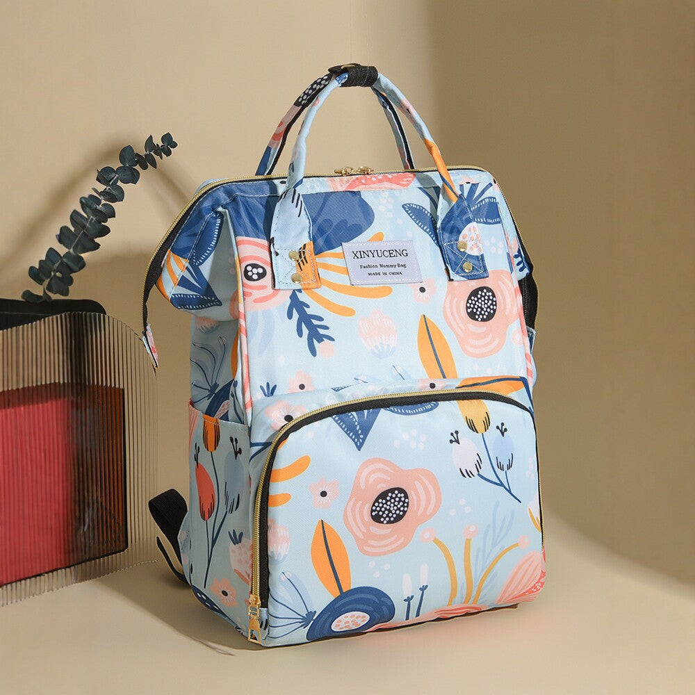 Trendiger Tierdruck Wickelrucksack Brehn