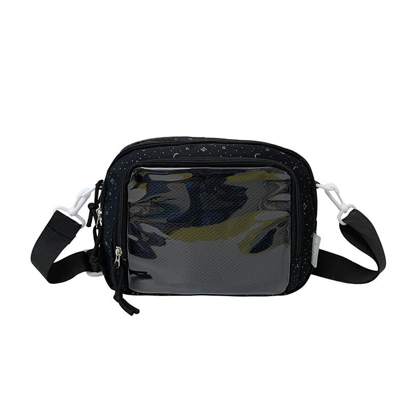 Stylische transparente Umhängetasche