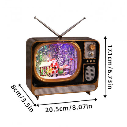 Nostalgische Weihnachts-TV Dekoration Brehn