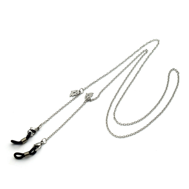 Stylischer geometrischer Ketten-Brillenhalter Brehn