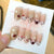 Thematische Press-On Nail Art Set mit charmanten Designs Brehn