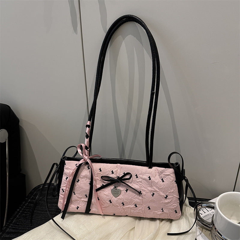 Charmante Schleife Detail Mini Handtasche Brehn