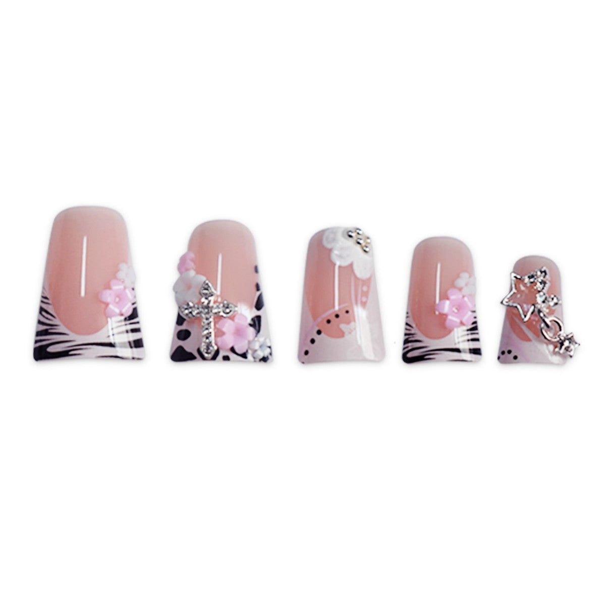 Dekorative Acryl-Nagelerweiterungen Brehn