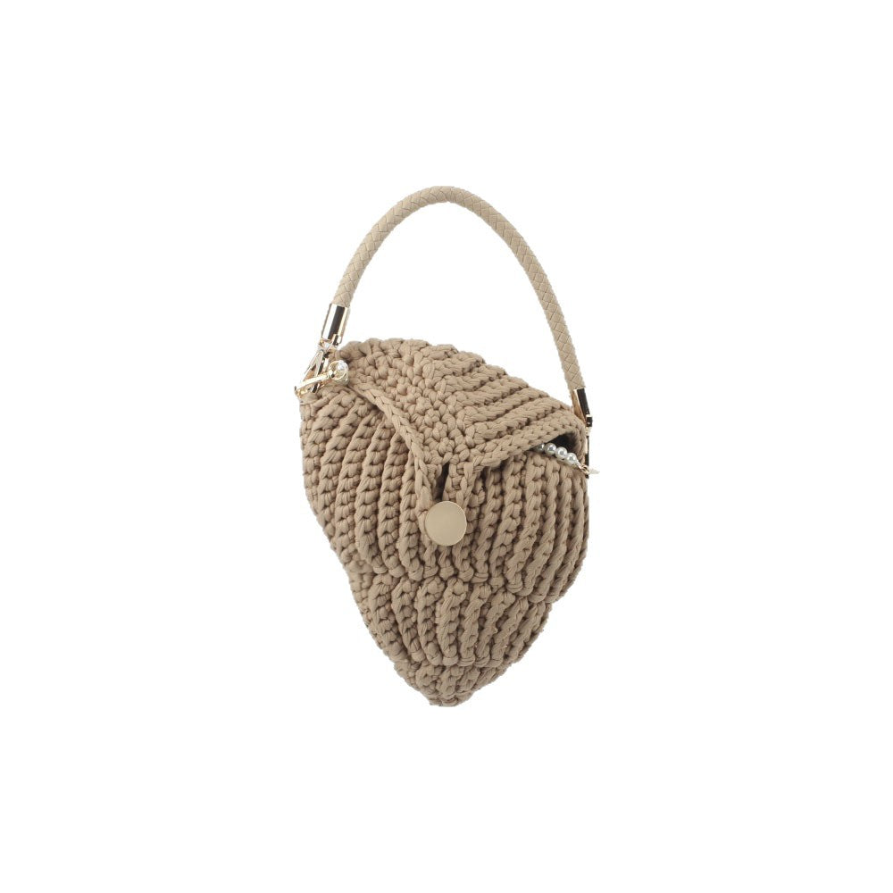 Handtasche Aus Hochwertigem Makramee mit Elegantem Verschluss Brehn