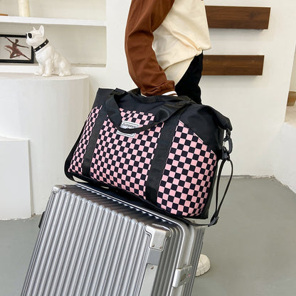 Stilvoller Schachbrett-Duffle-Bag Brehn