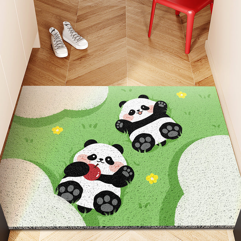 Panda-Themen-Teppich