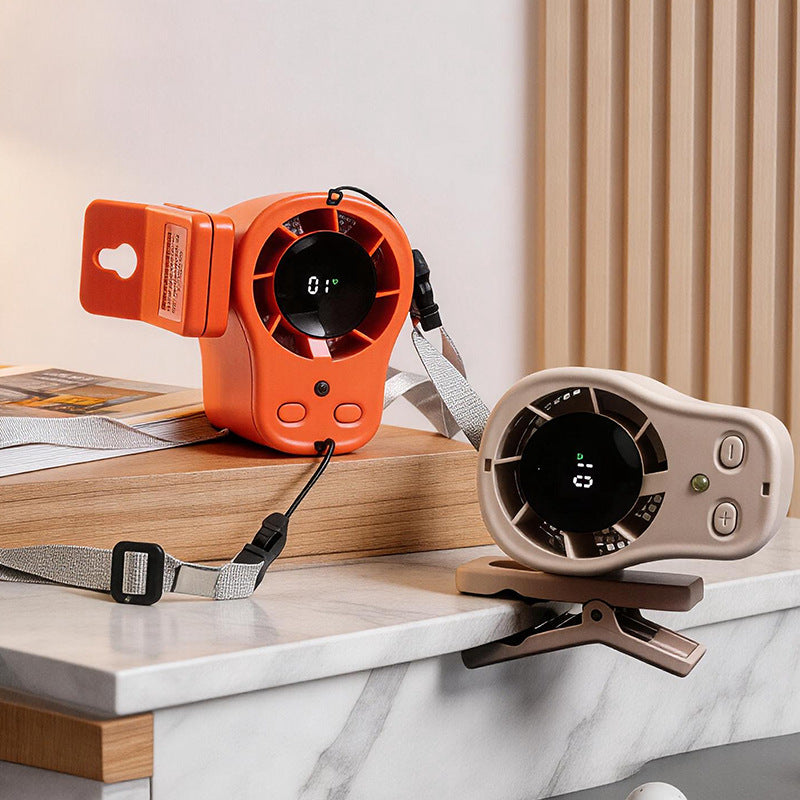 Damen Tragbarer Clipventilator mit LED-Anzeige Brehn