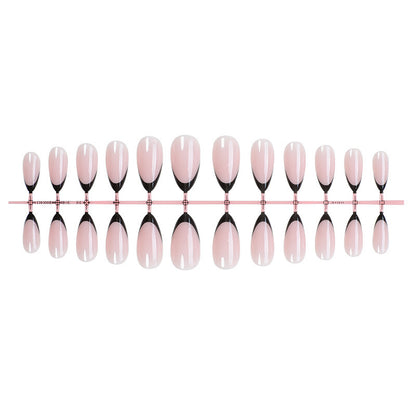 Elegantes spitzes Press-On-Nagelkunst-Set Brehn