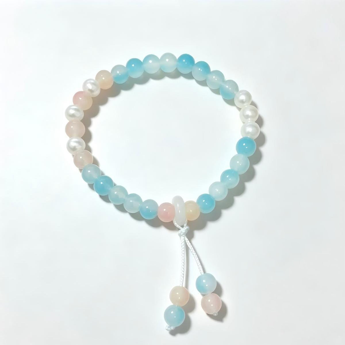 Elegante Edelstein-Perlenarmband Brehn