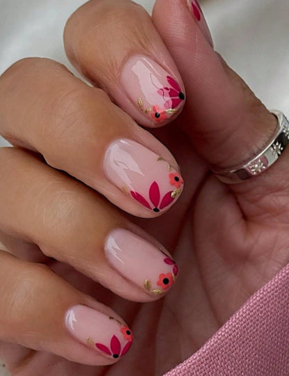 Floral Design Nagelkunst Verbesserungen Brehn