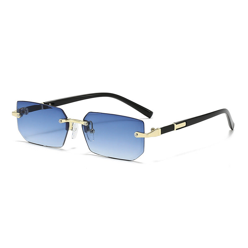 Damen elegante und modische Sonnenbrille mit transparentem Rahmen Brehn