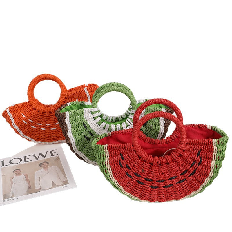 Damen handgefertigte Strandtasche mit geflochtenem Design Brehn