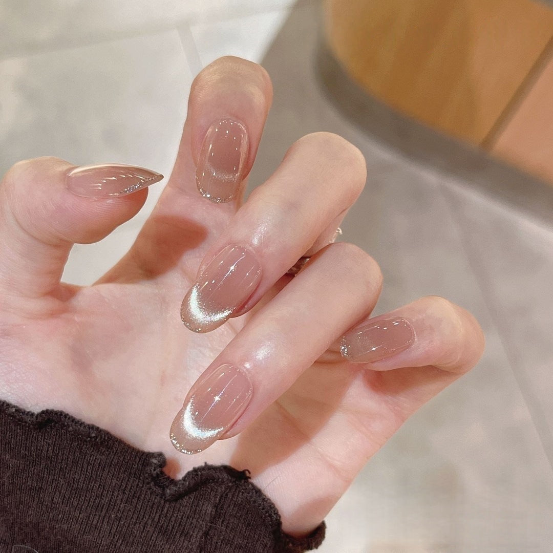 Kunstnägel mit Elegantem Glitzerfranz Brehn