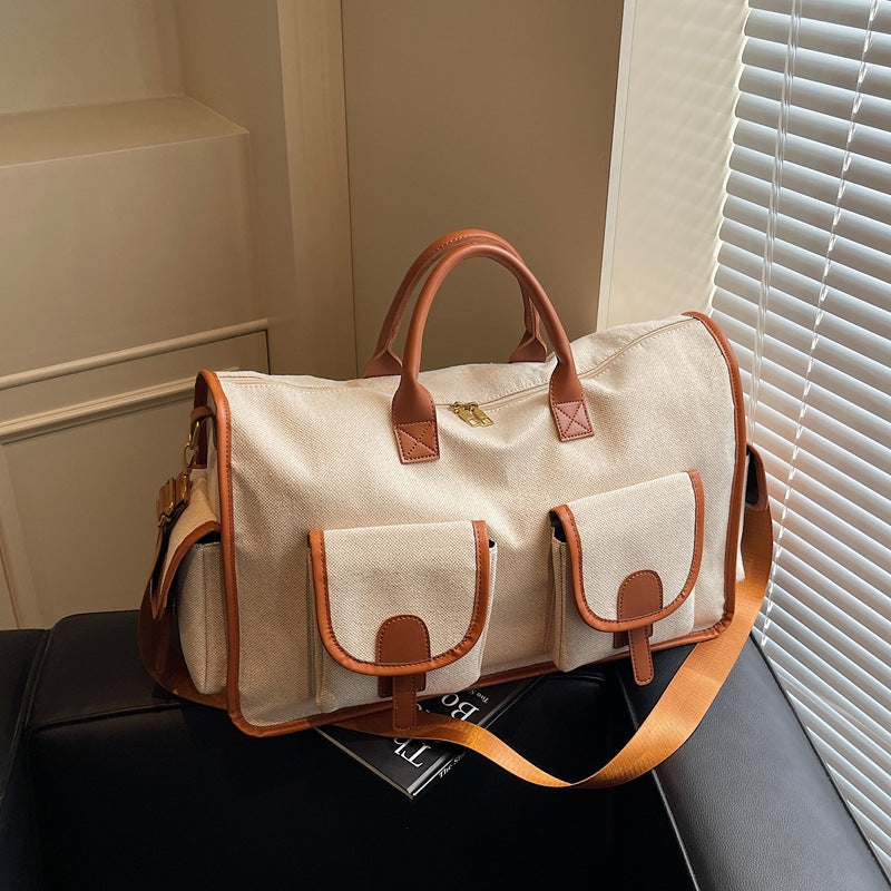 Elegante Freizeit-Duffel-Tasche Mit Mehreren Fächern Brehn