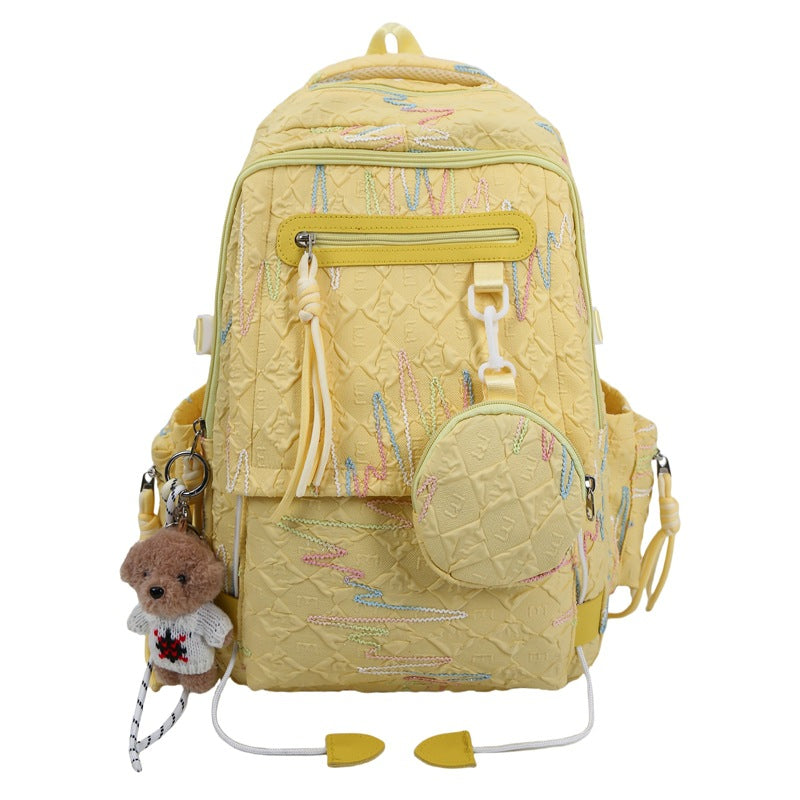 Trendiger bestickter Rucksack