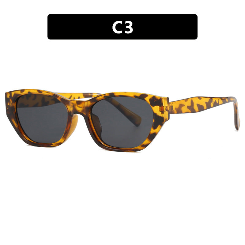 Damen futuristische Cat-Eye Sonnenbrille mit transparentem Rahmen und komfortablem UV-Schutz Brehn