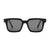 Damen modische quadratische Sonnenbrille mit breitem Rahmen Brehn
