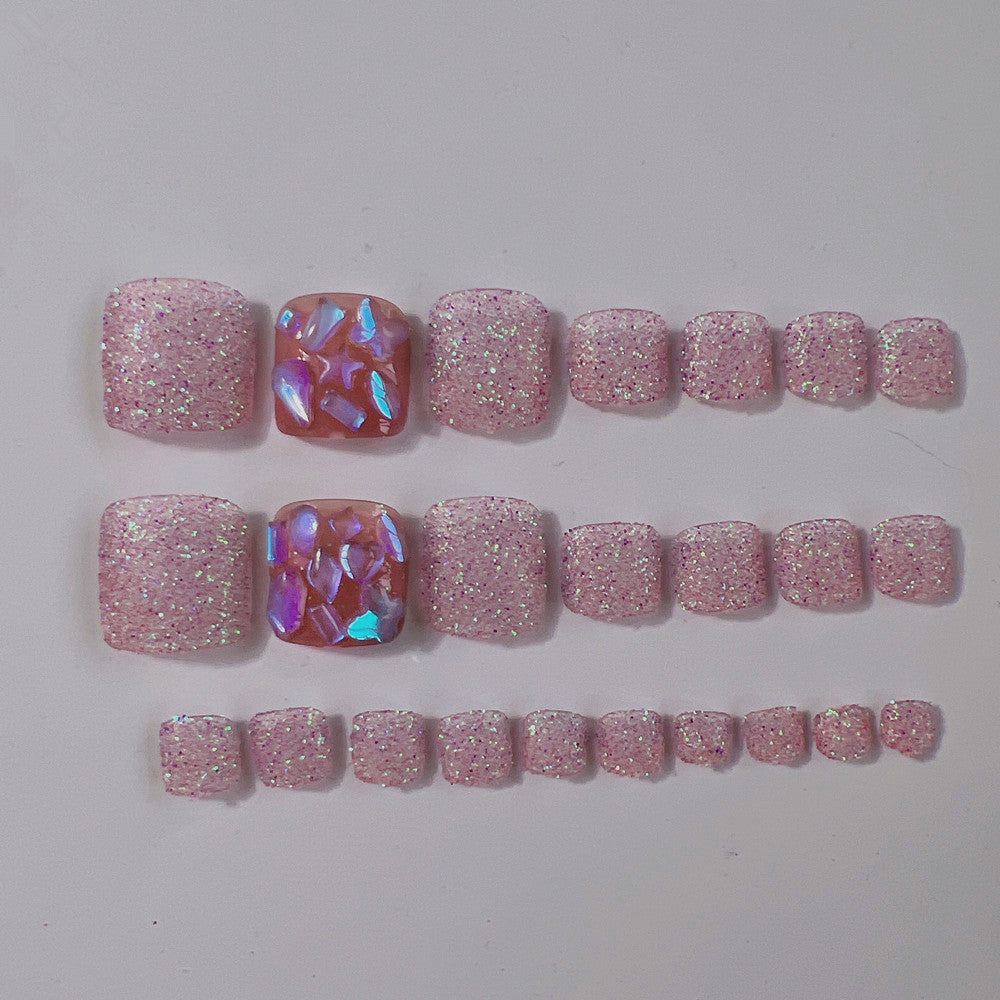 Funky Geometrische Press-On Nagelset