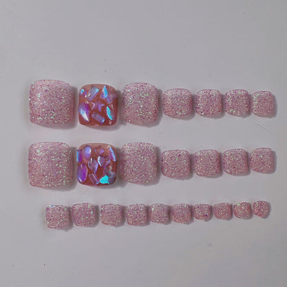 Funky Geometrische Press-On Nagelset