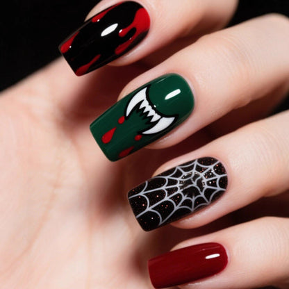 Halloween-Themen Nagelkunst Brehn