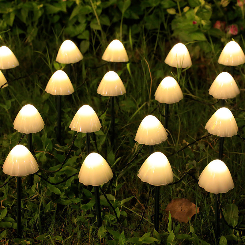 Crescent Moon Solar Gartensteckerlichter mit strukturiertem Acryl-Diffusor und warmweißem LED Brehn