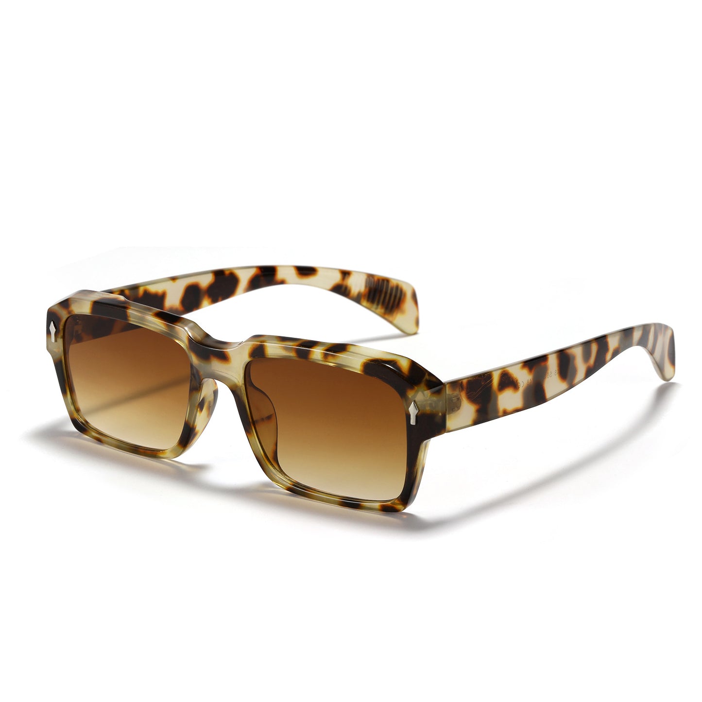 Damen modische quadratische Sonnenbrille mit robustem Rahmen Brehn