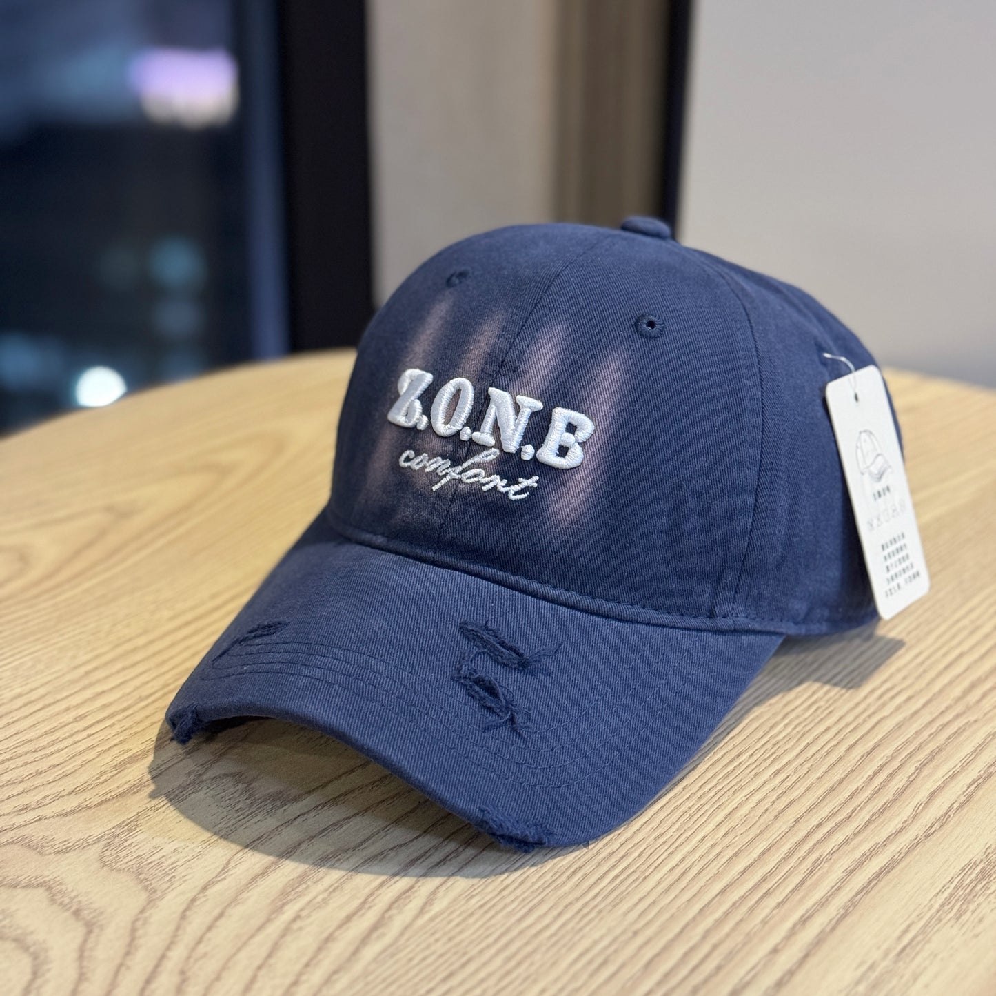Unisex Distressed Baumwoll Baseballmütze Brehn