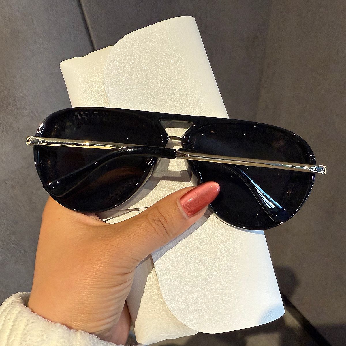 Damen extravagante Herz-Sonnenbrille mit funkelndem Strassrahmen Brehn