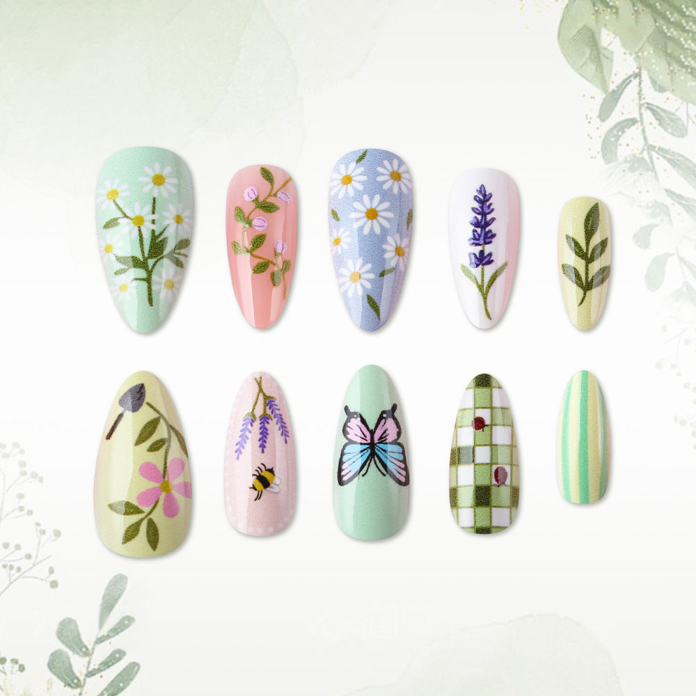 Künstlerische florale Nagelkunst Brehn 1787542804