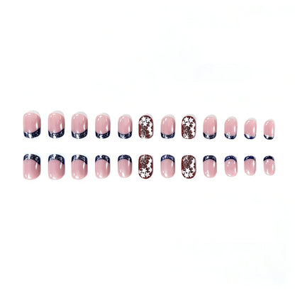 Patriotisches Glitzer-Nagelkunst-Set Brehn