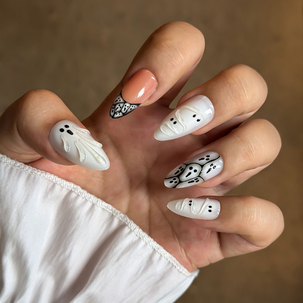 Künstlerisches Geist-Themen Presse-auf Nagelset Brehn