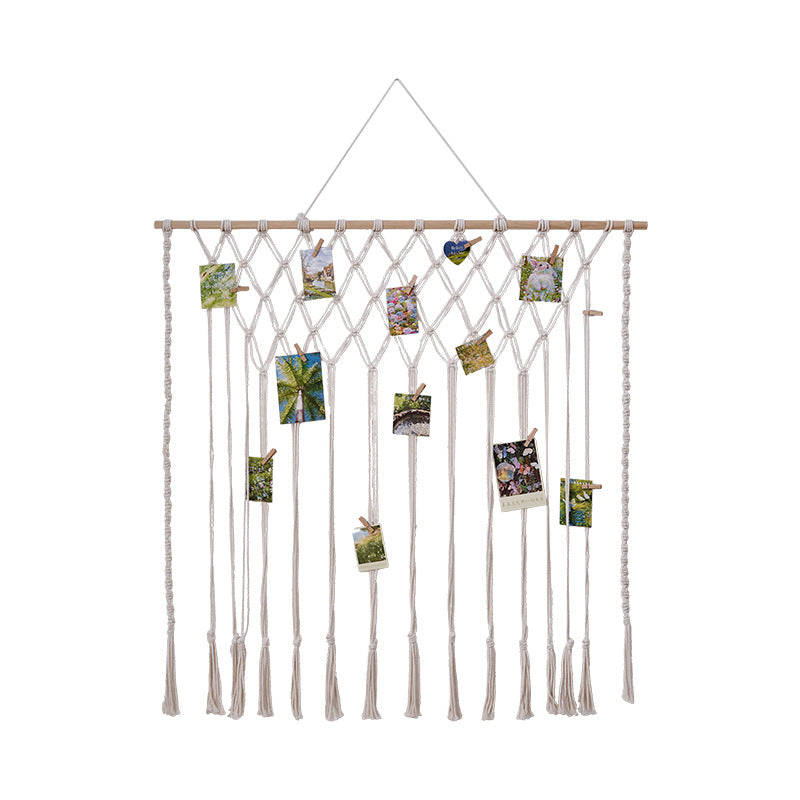 Macrame Fotoanzeige Wandbehang