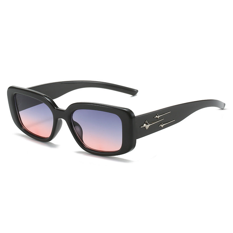 Moderne Minimalistische Quadratische Rahmen Sonnenbrille Brehn