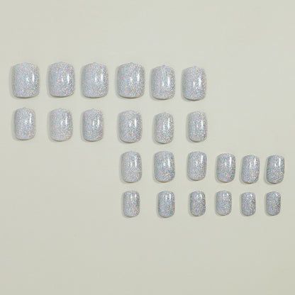 Glitzernde Press-On-Nagelspitzen Brehn