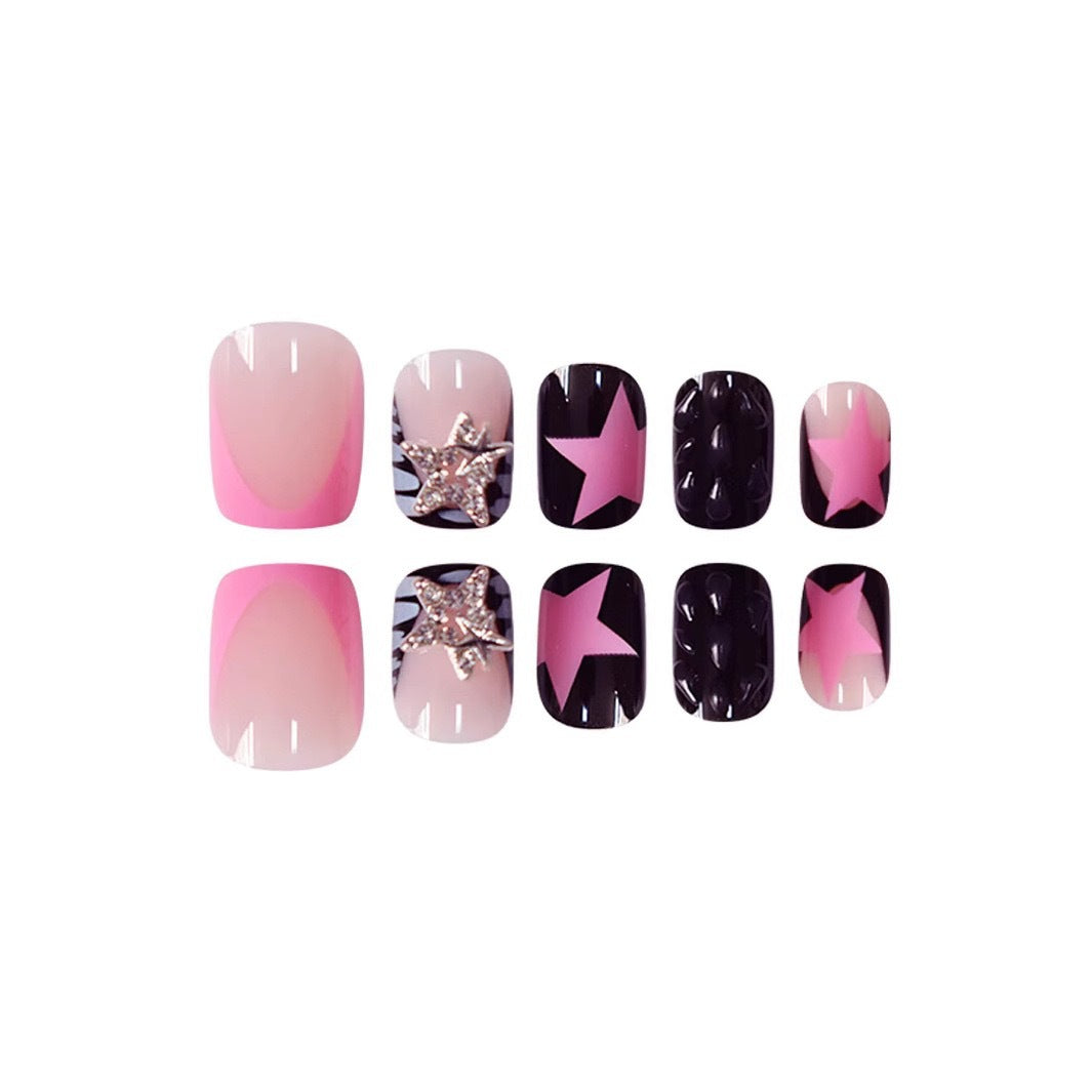 Dekoratives Press-On Nagelkunst Set Brehn