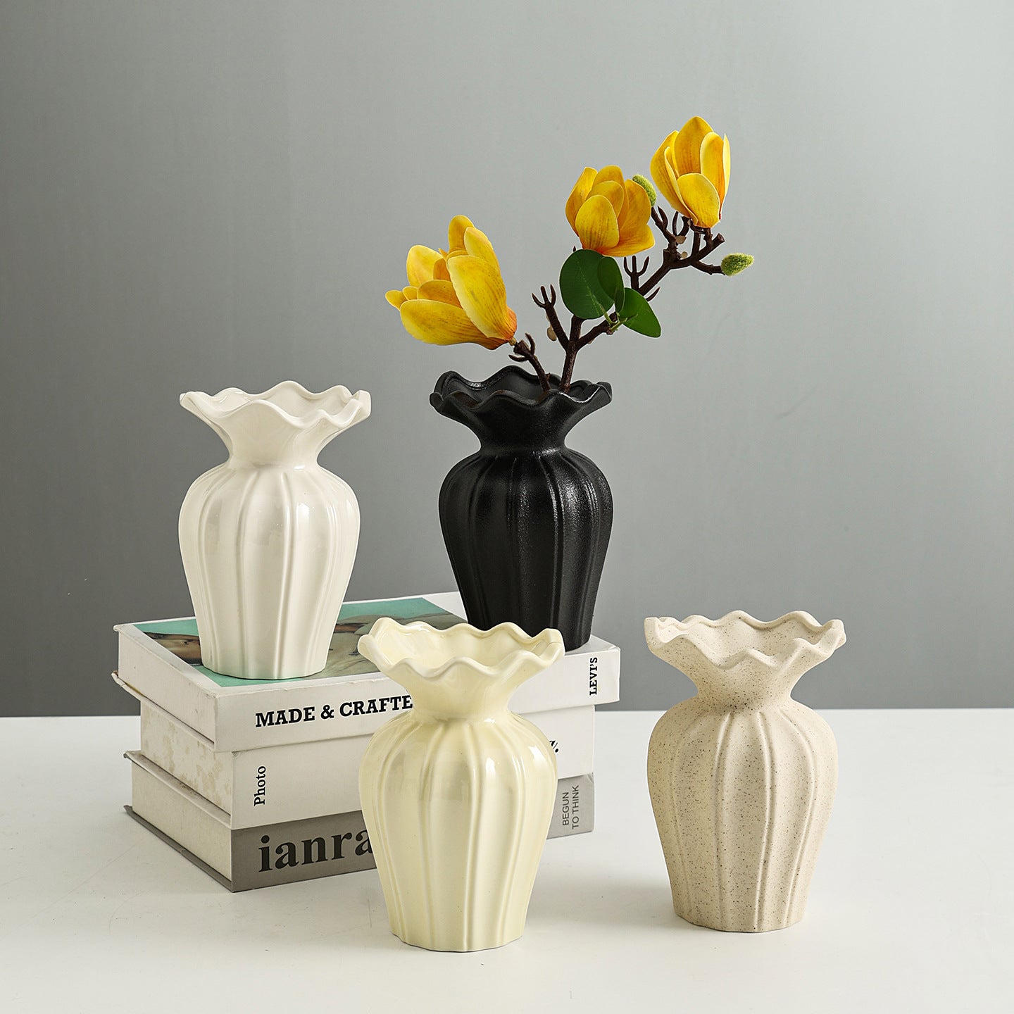 Dekorativer Keramik Blumentopf