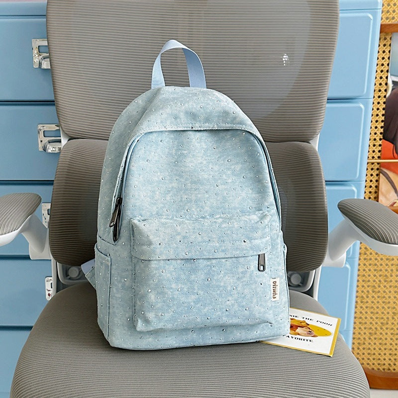 Lässiger leichter Rucksack mit gepunktetem Design Brehn