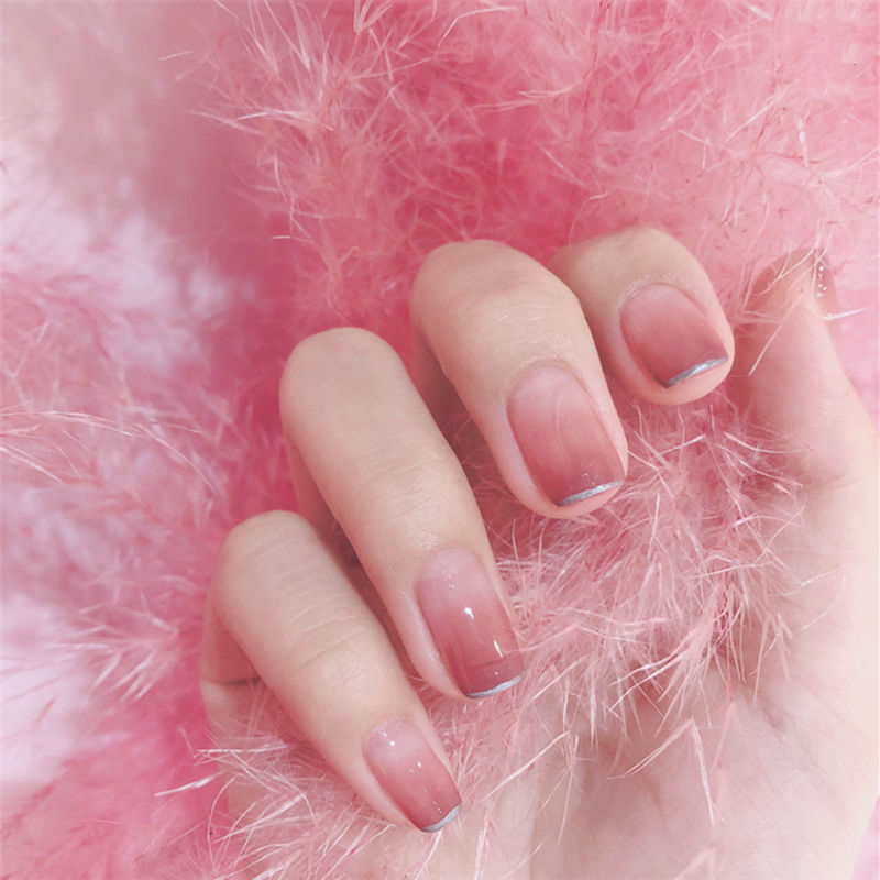 Ombre Glänzende Nagelspitzen Brehn