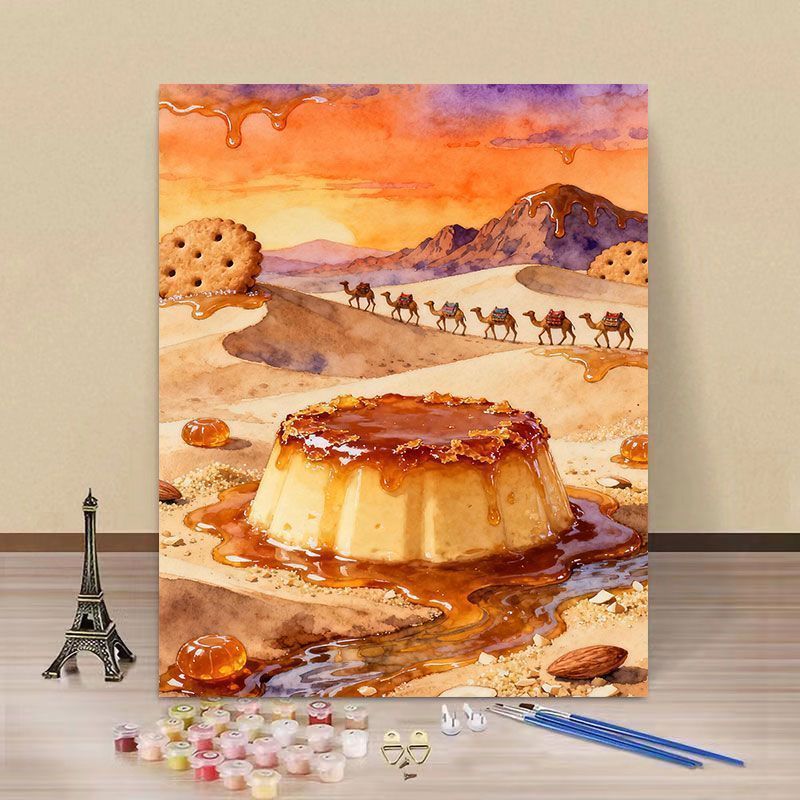 Fantasy Landschaft DIY Malen nach Zahlen Kunstset Brehn