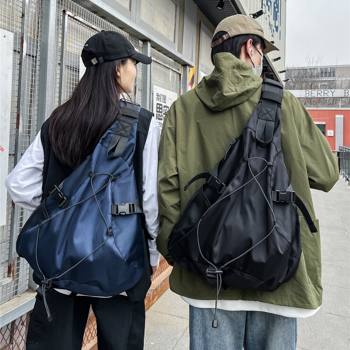 Sportlicher Sling-Rucksack mit Verstellbaren Tragegurten und Praktischem Organizer Brehn