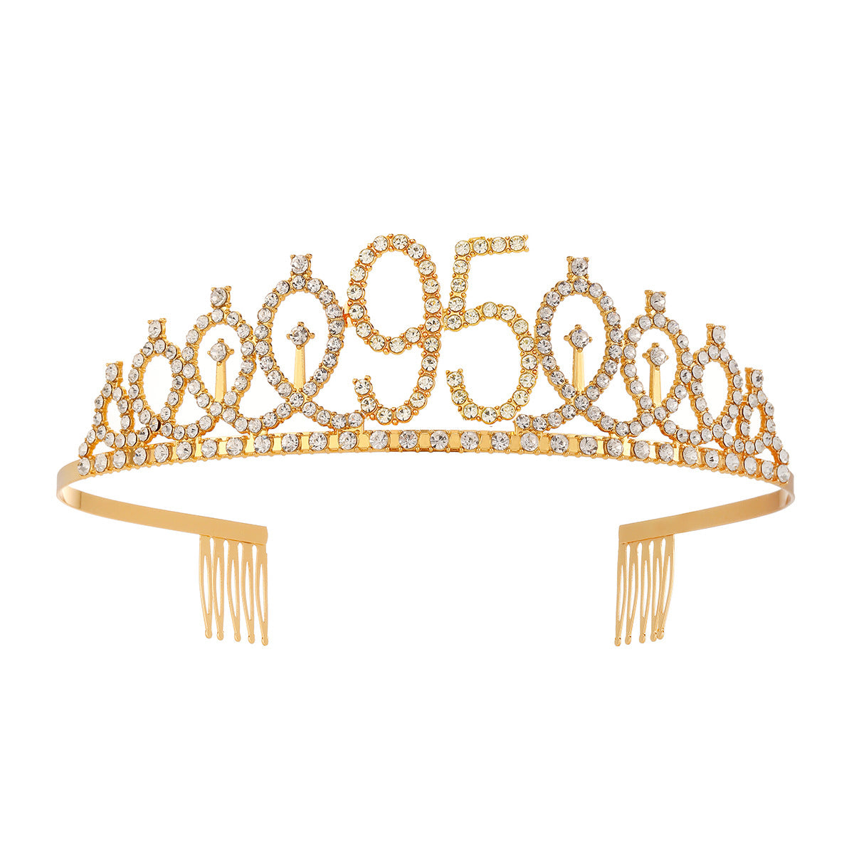Damen Kristallverzierte Tiara mit elegantem Design Brehn