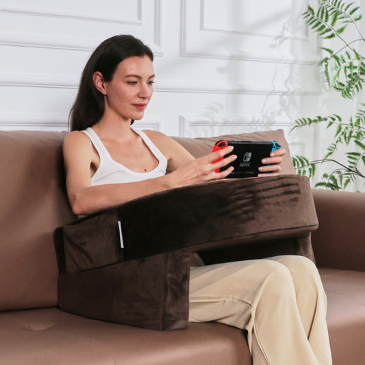 Damen Ergonomische Lesekissen mit seitlichem Halt Brehn