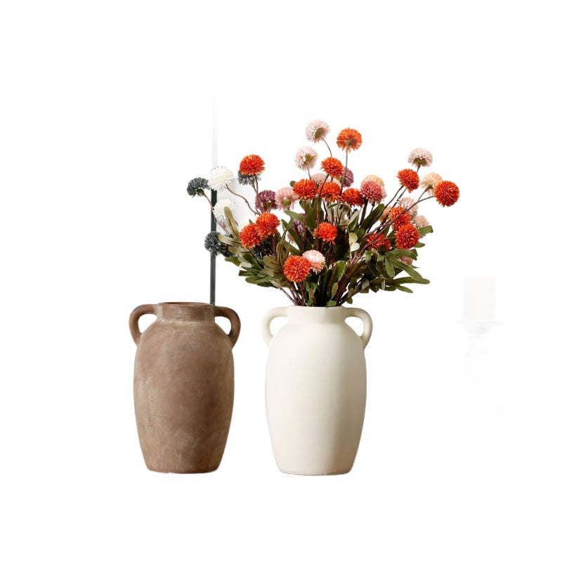 Rustikale Terrakotta Vase Brehn