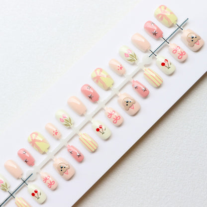 Süßes thema Nagelkunst Set Brehn