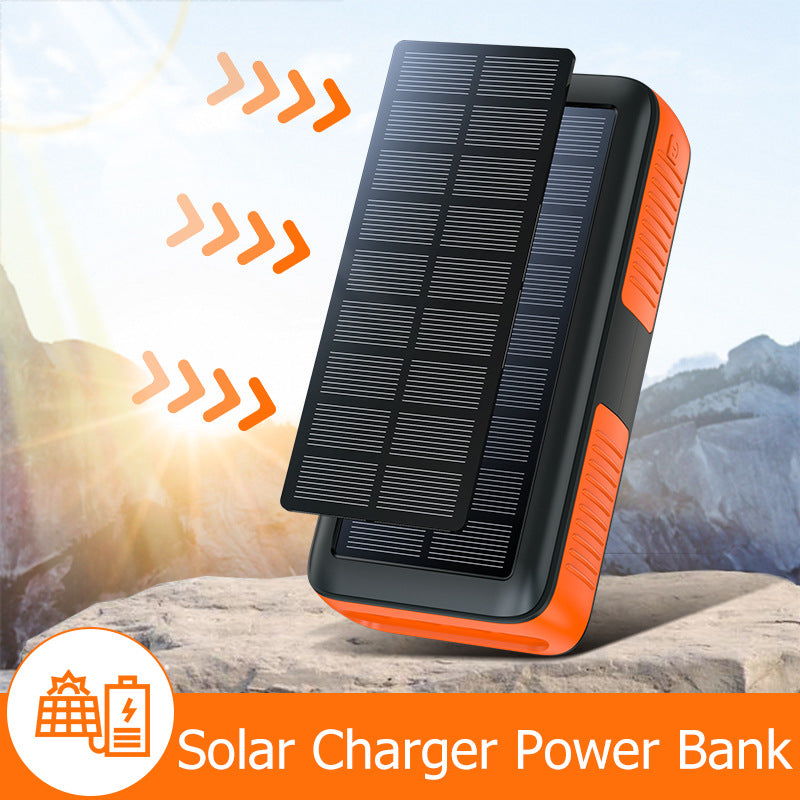 Solar Powerbank mit Multifunktionalen LED-Leuchten Brehn