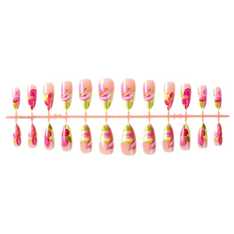 Blumen Design Acryl Nagelverlängerungen Brehn