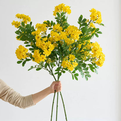 Elegante Seidenblumenstrauß