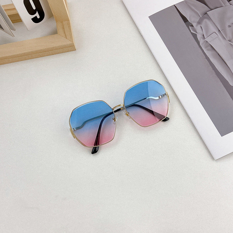 Modische Geometrische Sonnenbrille Brehn