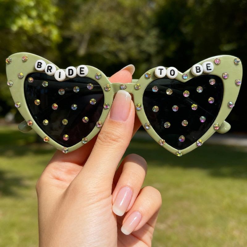 Braut-in-spe herzförmige Sonnenbrille Brehn