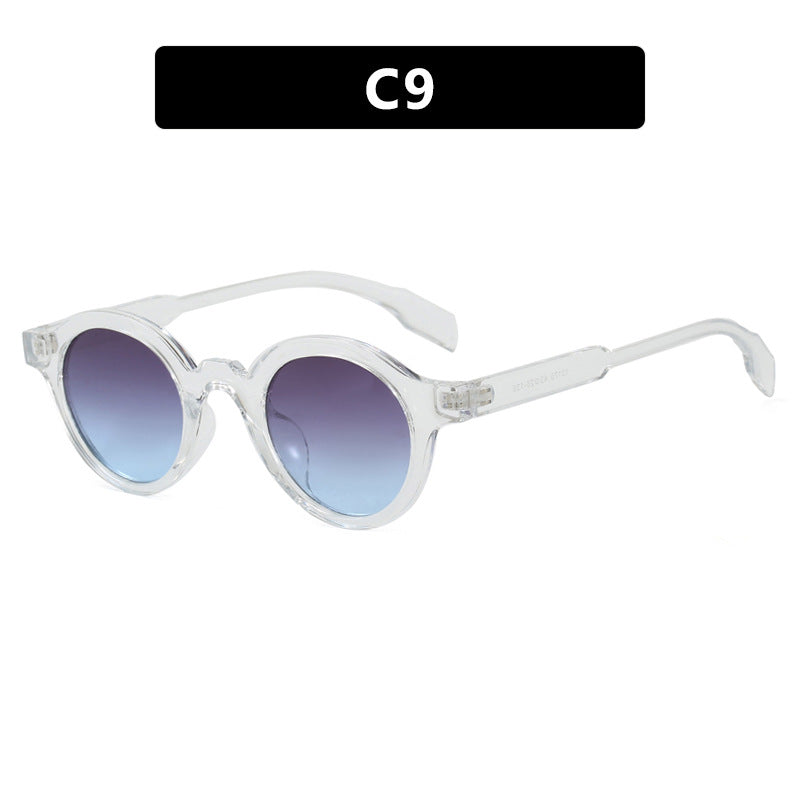Damen modische runde Sonnenbrille mit hochwertigem, flexiblem Rahmen Brehn